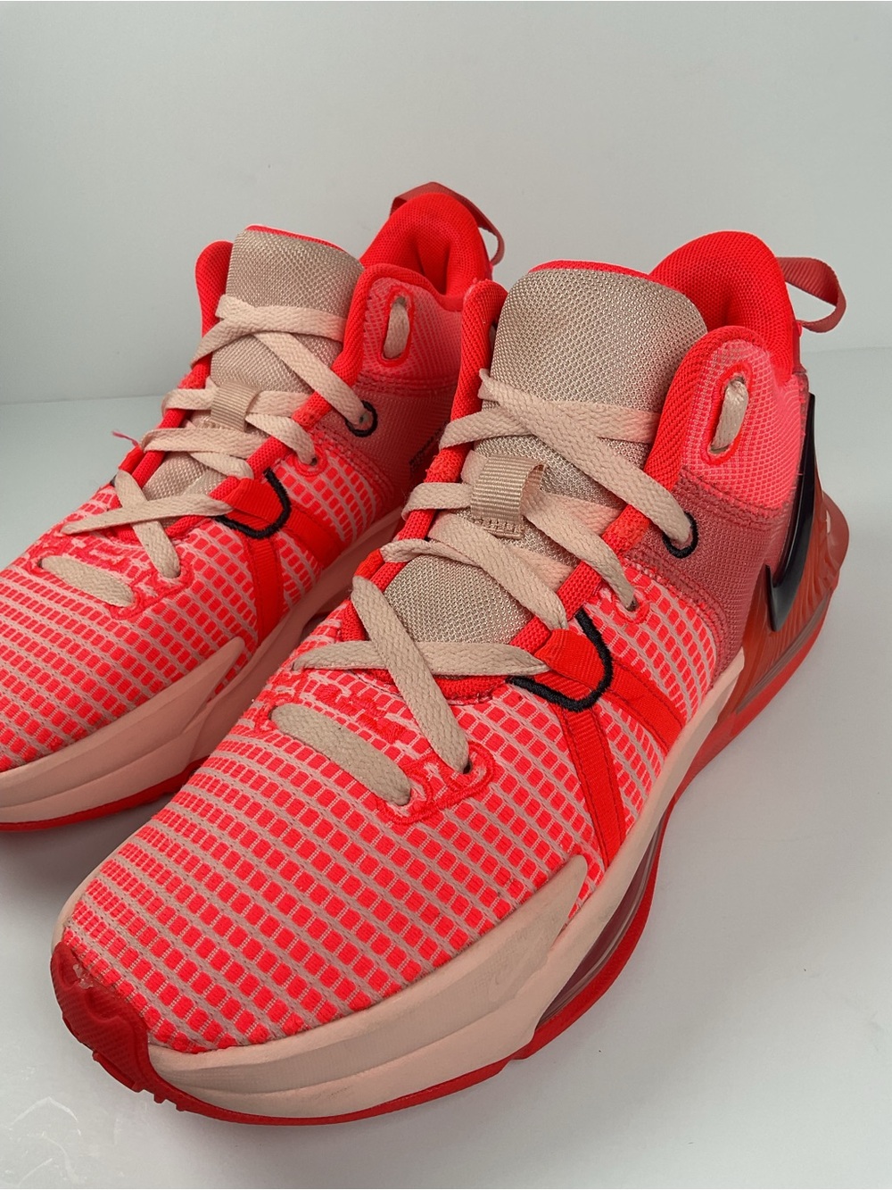 Nike Air Max Impact 4 King Pink Orange Basketball Sneakers Size 7.5